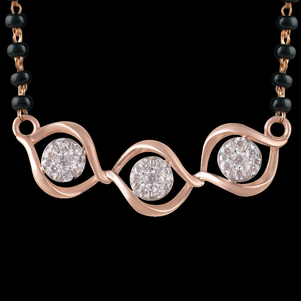 18kt rose gold designer diamond fancy mangalstra
