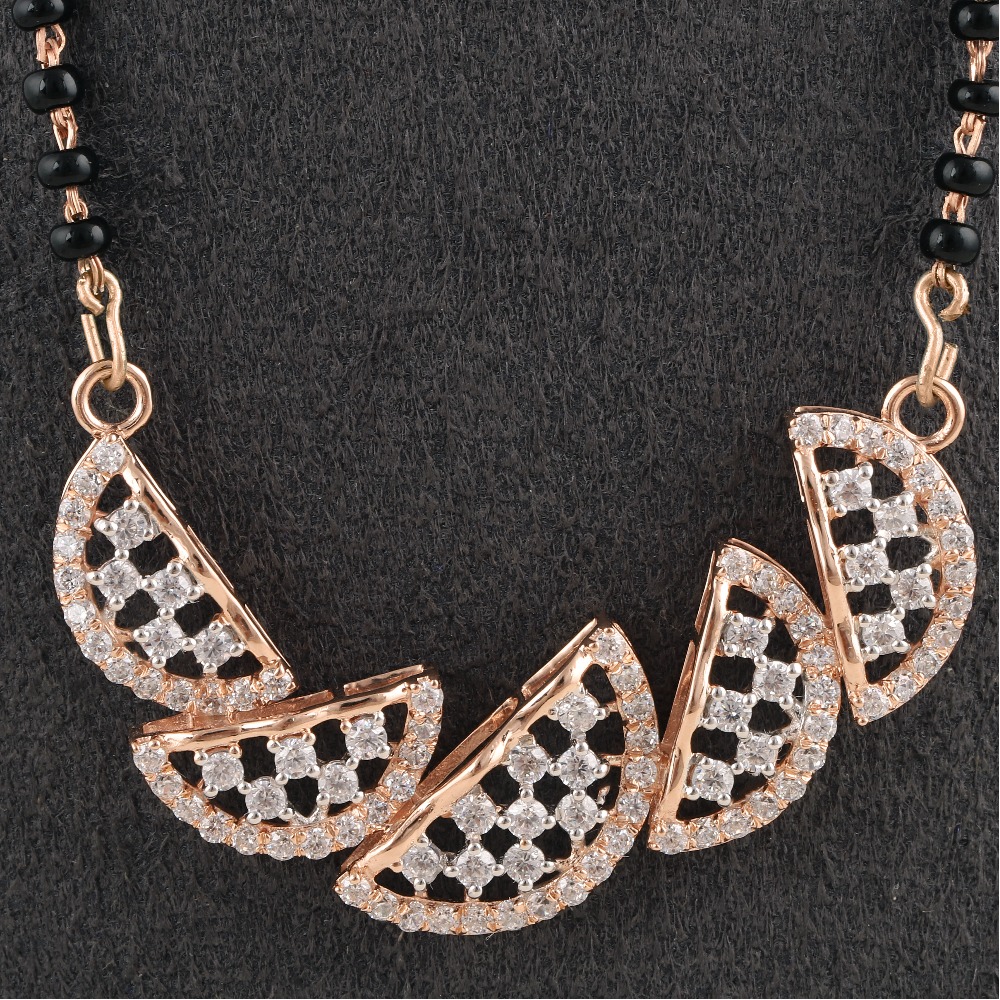 18kt rose gold designer diamond fancy mangalstra
