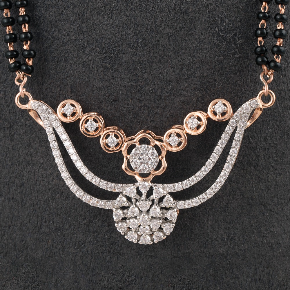 18kt rose gold designer diamond fancy mangalstra