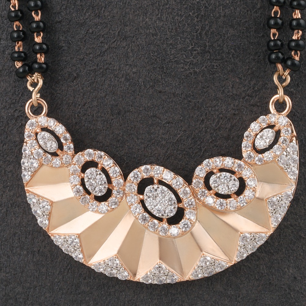18kt rose gold designer diamond fancy mangalstra