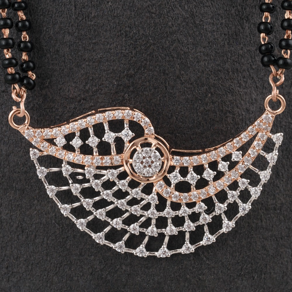 18kt rose gold designer diamond fancy mangalstra