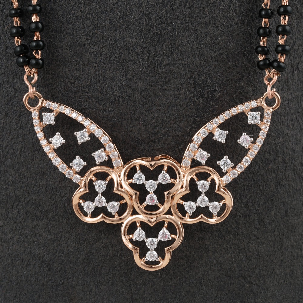 18kt rose gold designer diamond fancy mangalstra
