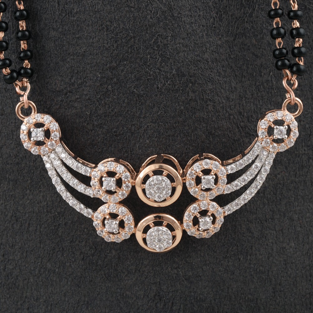 18kt rose gold designer diamond fancy mangalstra