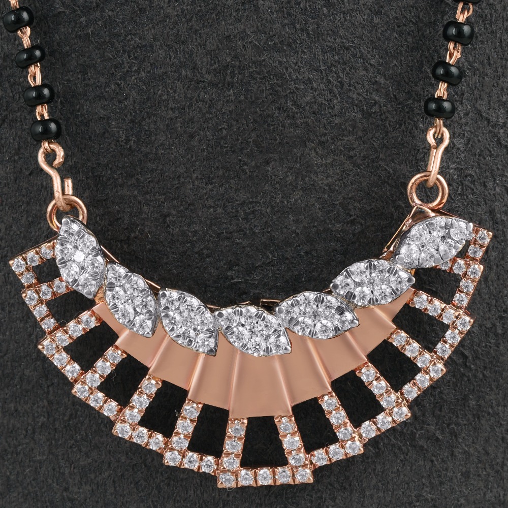 18kt rose gold designer diamond fancy mangalstra