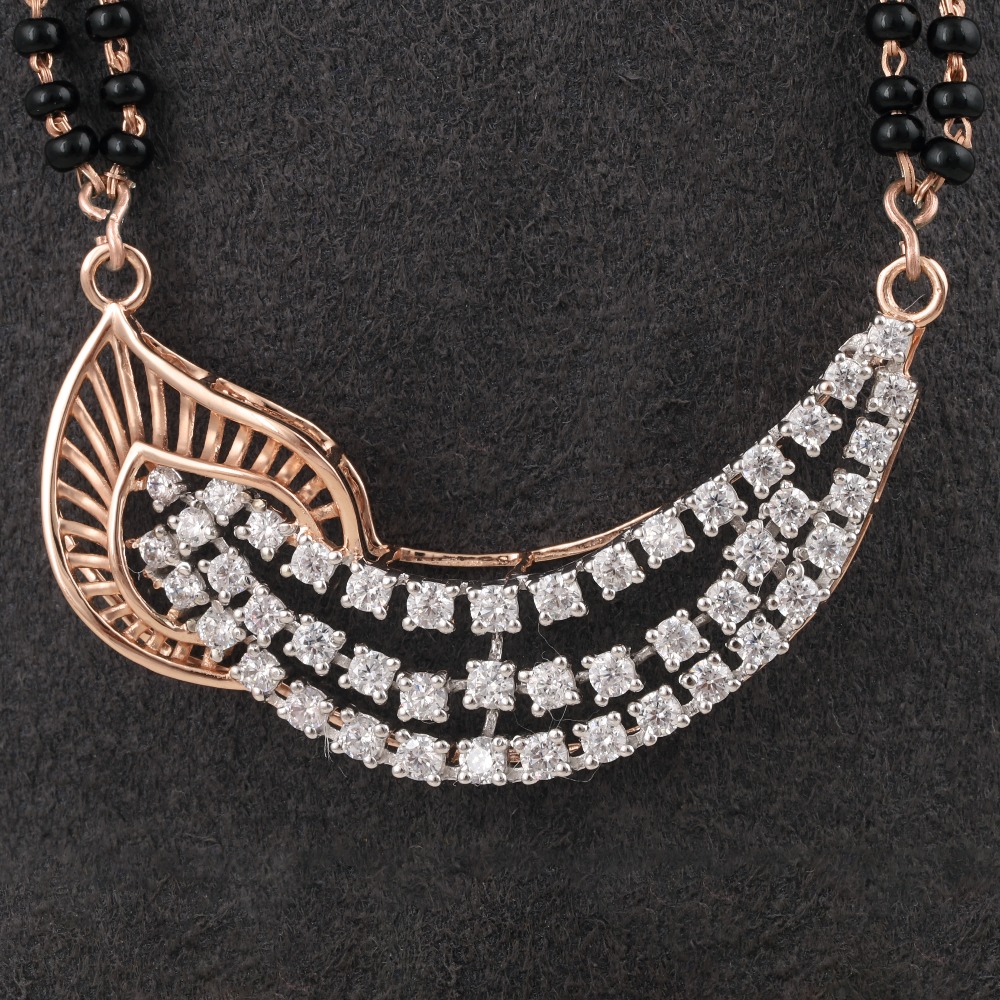 18kt rose gold designer diamond mangalstra