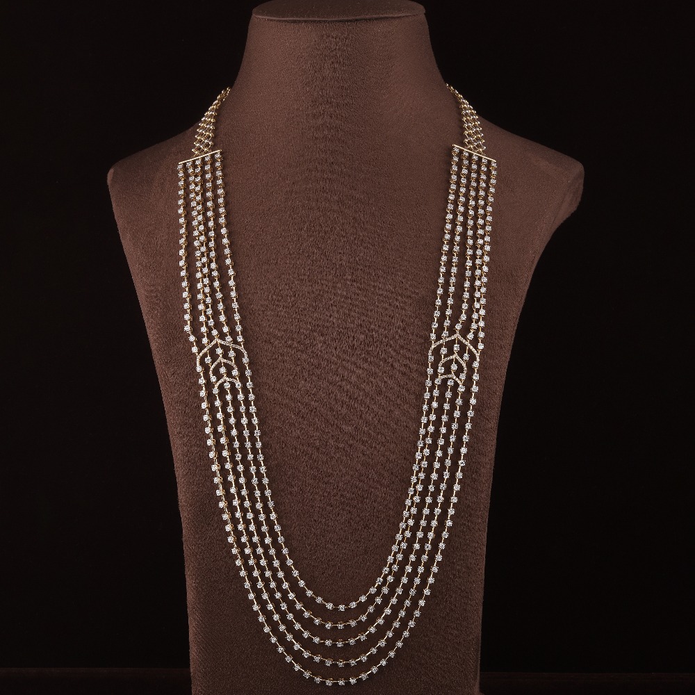 18kt designer diamond necklace