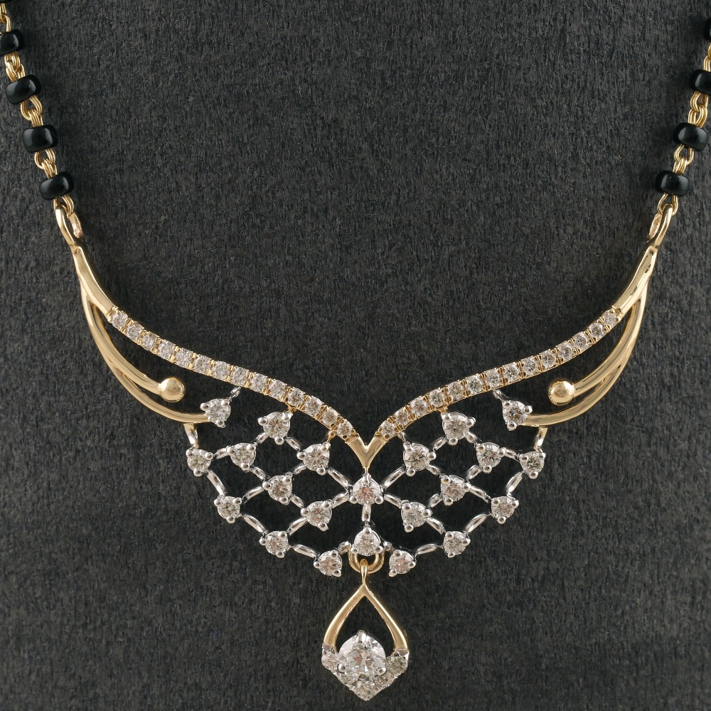 18kt yellow gold designer diamond mangalstra