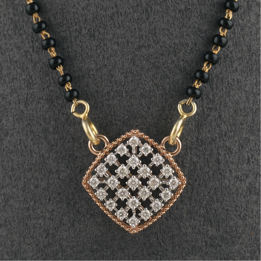 18kt yellow gold designer diamond mangalstra