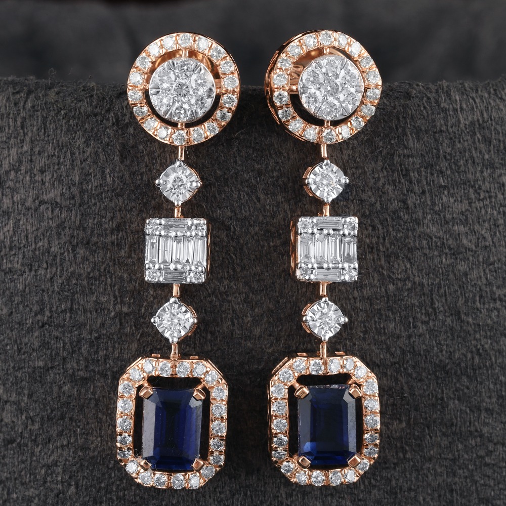 18Kt Gold Gorgeous Diamond Earring