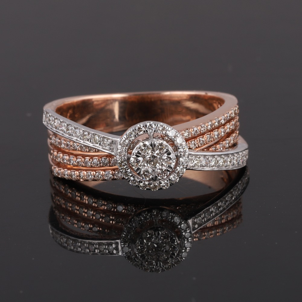 18K Gold Glam Diamond Ring