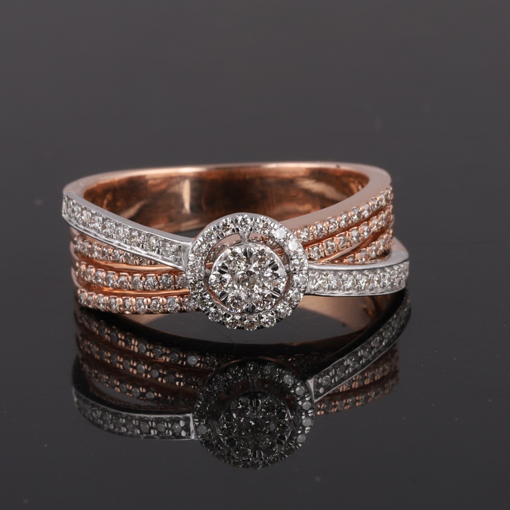 18K Gold Glorious Diamond Ring