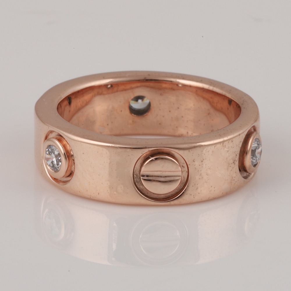 18K Gold Classic Diamond Ring