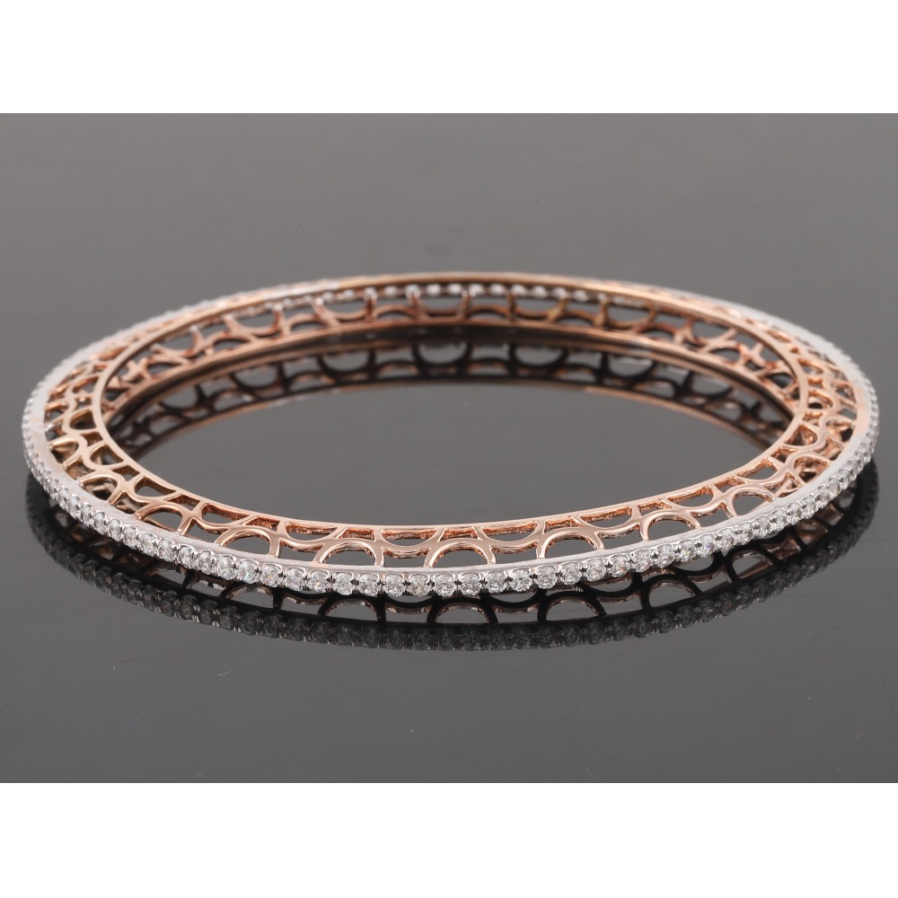 18K Gold Stylish Diamond Bracelet