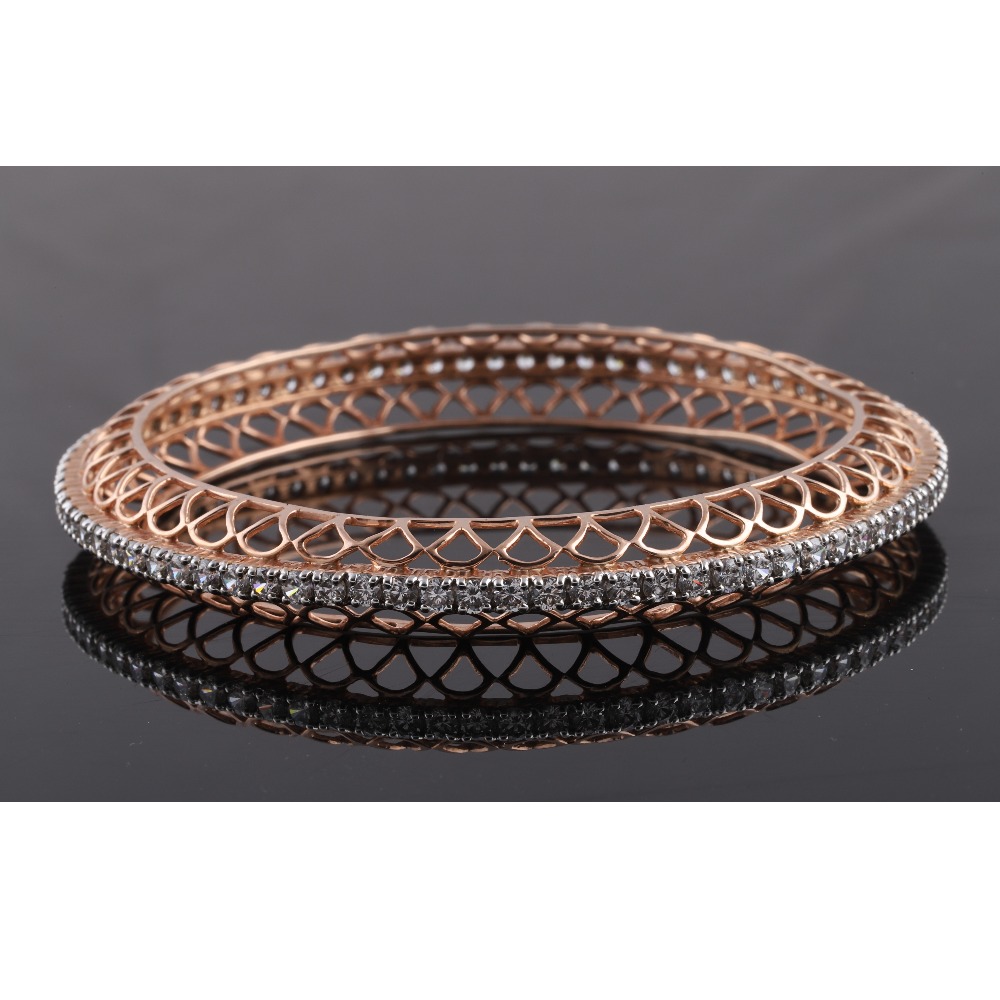 18K Gold Trending Diamond Bracelet