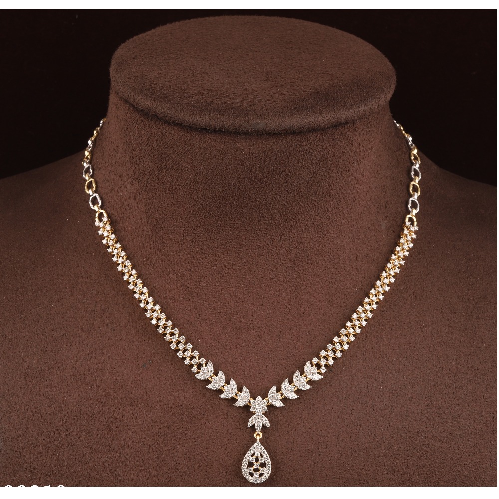 18KT Gold Graceful Diamond Necklace