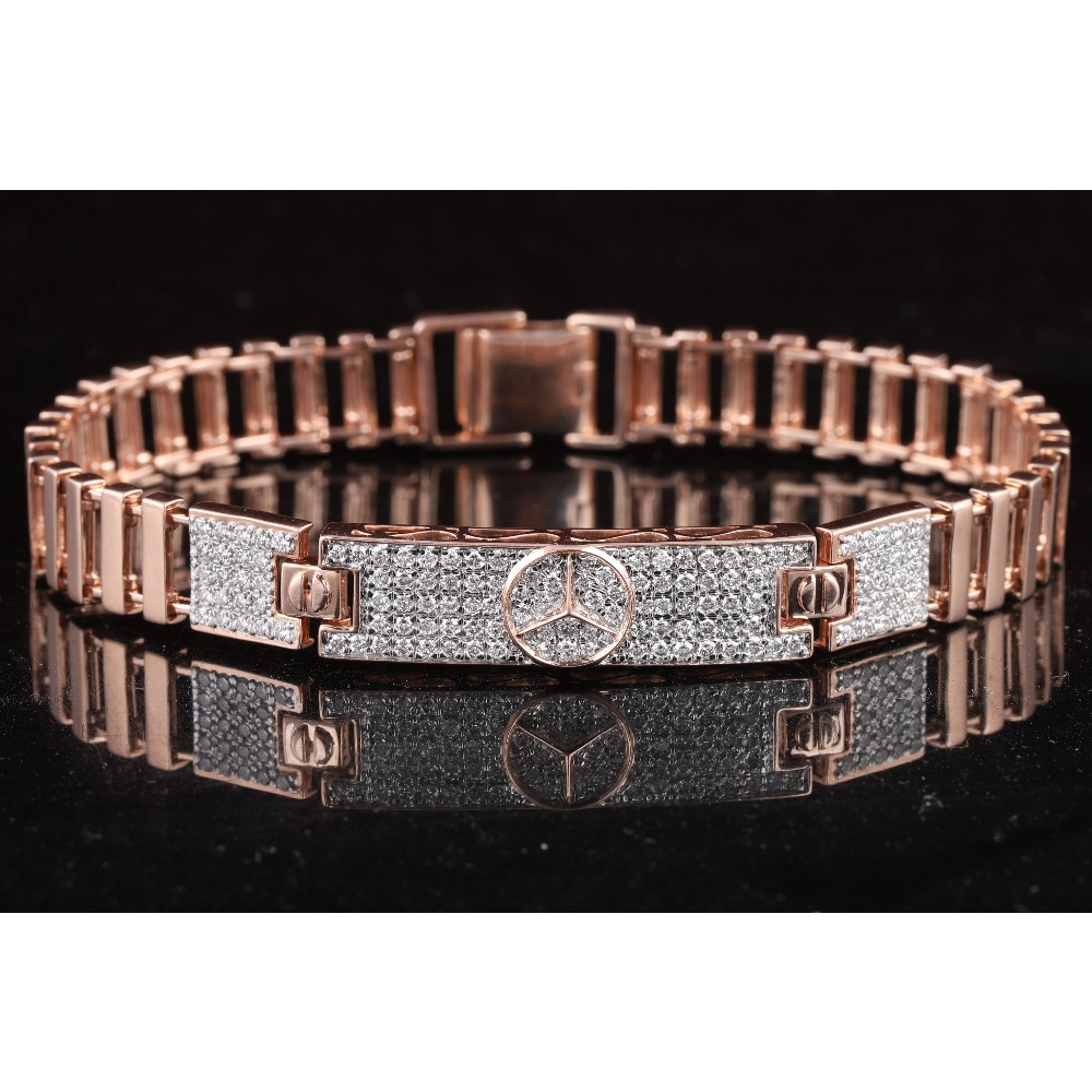 18KT Gold Floral Diamond Bracelet