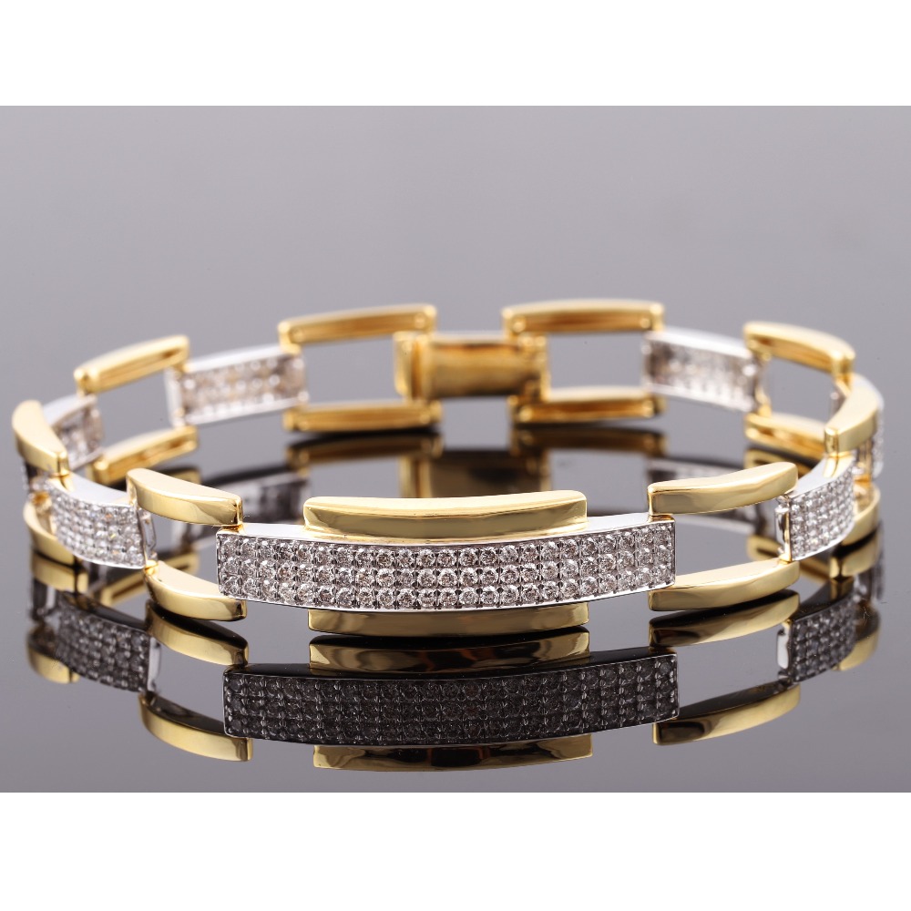 18KT Gold Fancy Diamond Bracelet