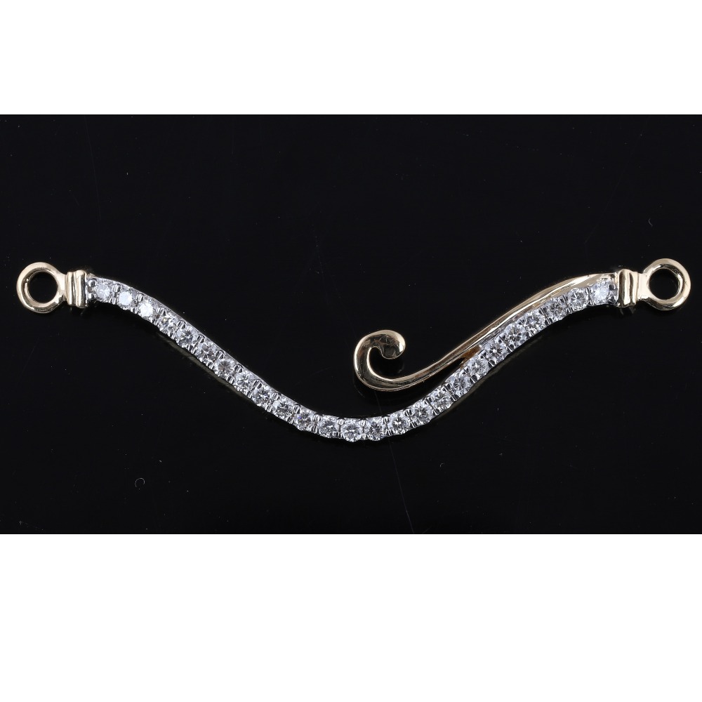 18kt gold trending diamond mangalsutra