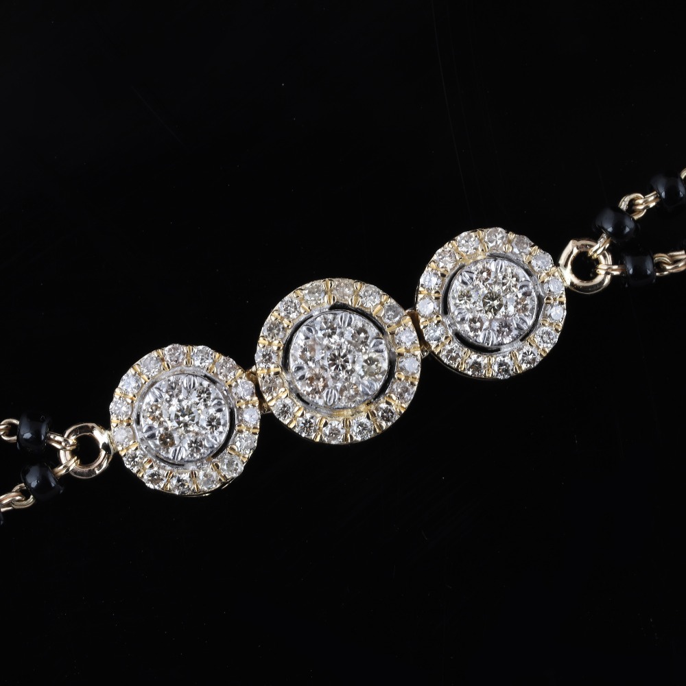 18kt designer diamond bracelet