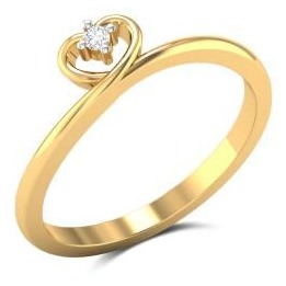 yellow gold diamond ring