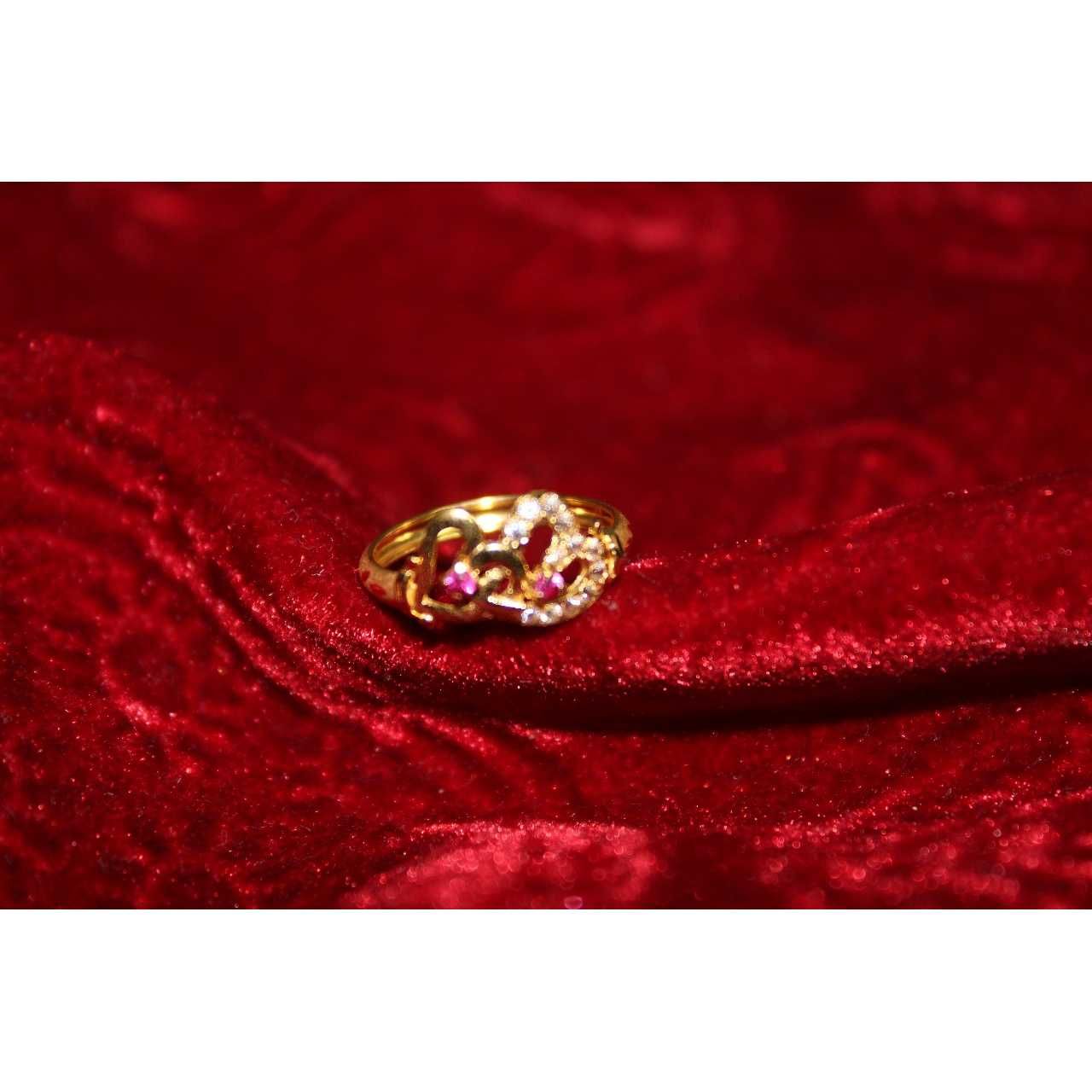22KT Gold Ladies Indian Fancy Ring