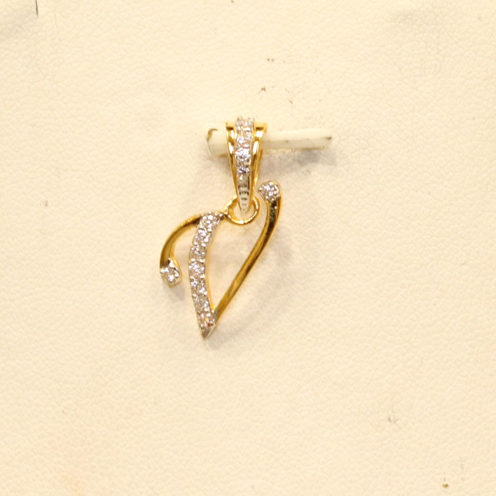 22KT Gold Indian Letter Pendant