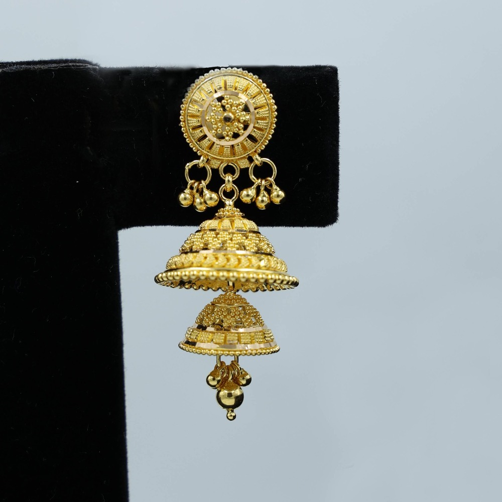 22k gold Jhumki Earring