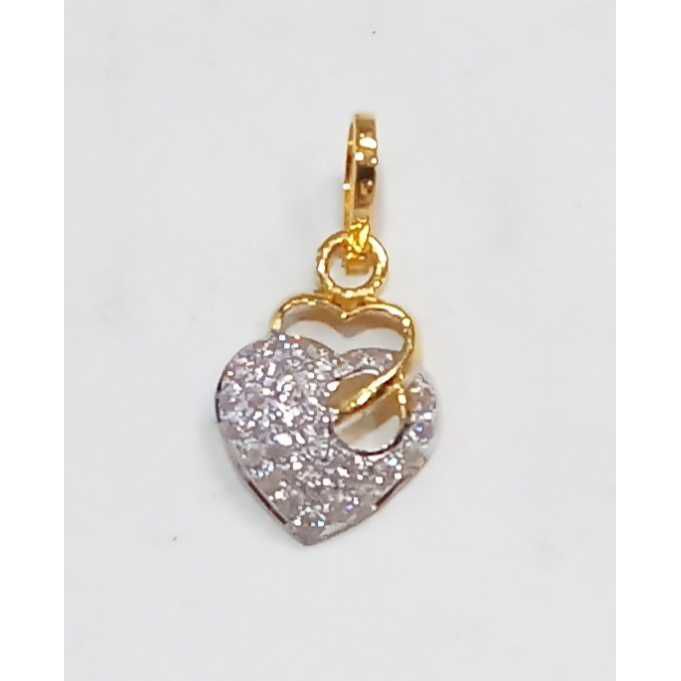916 Gold CZ Pendant