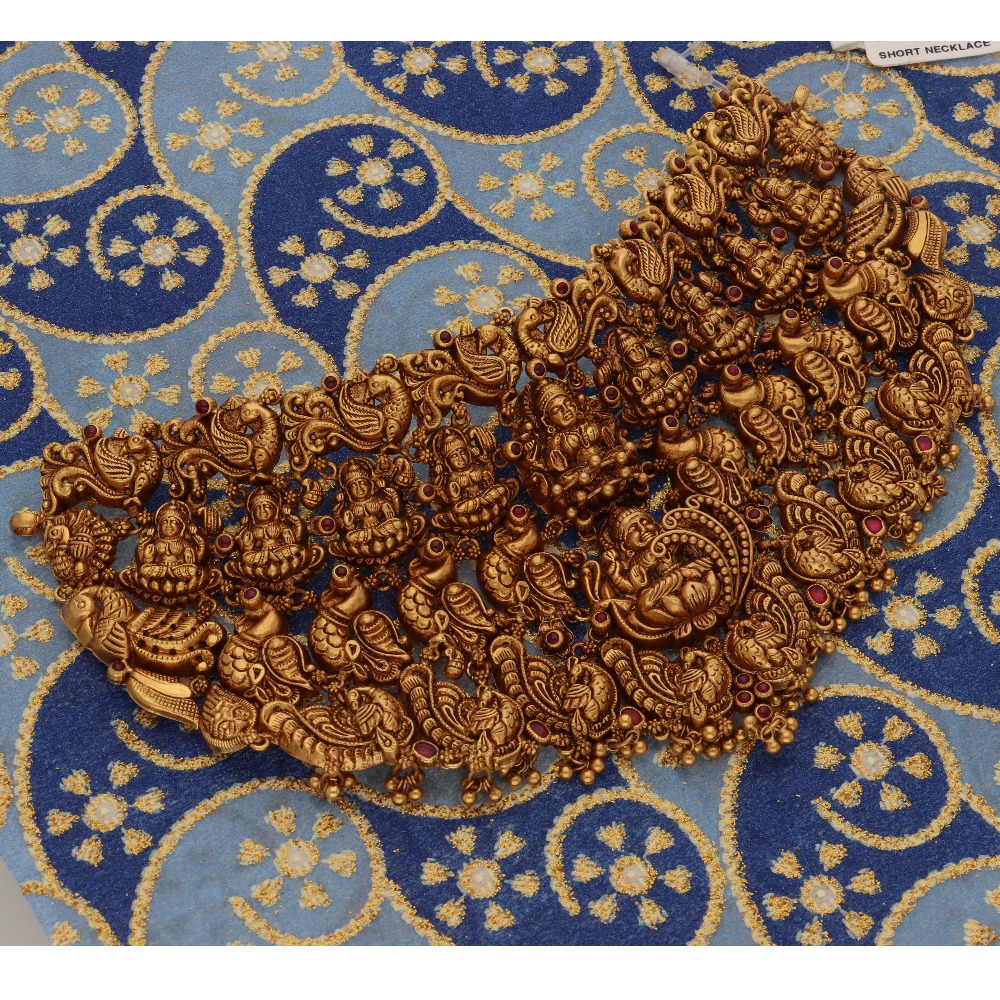 916 Gold Antique Temple Jewellery