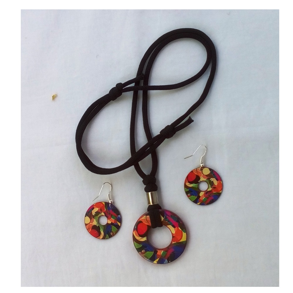 Indian Ethcial Multicolor Necklace Set