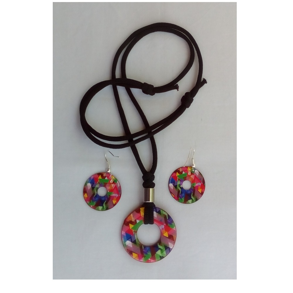 Modern Colorful Necklace Set ( Pieces )
