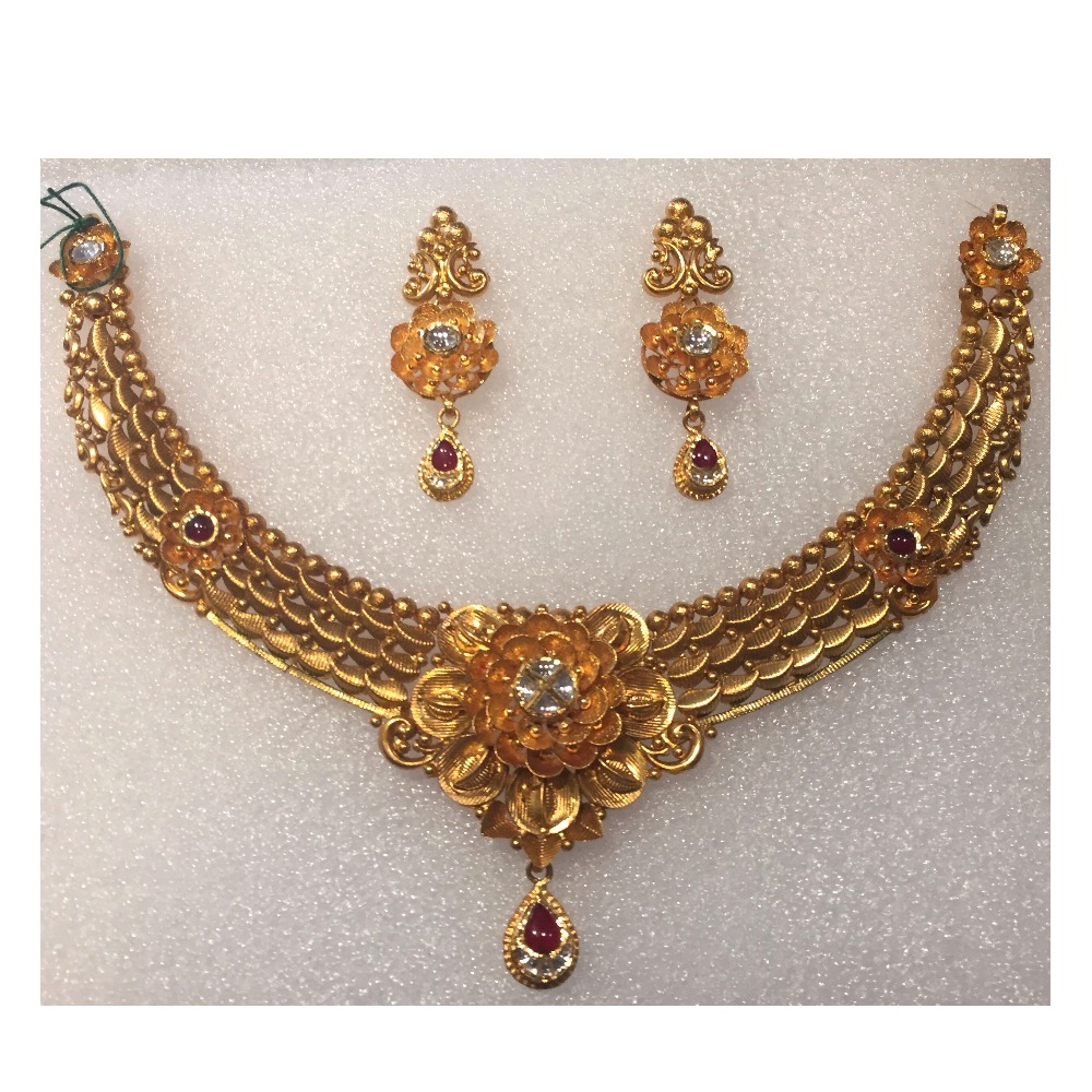 Rajkot Antique Jewellery Jadtar Bridal Necklace Set