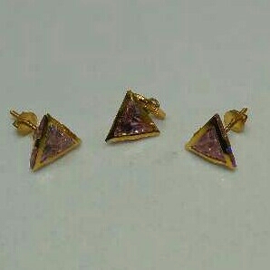 18KT Ladies Pendant Set