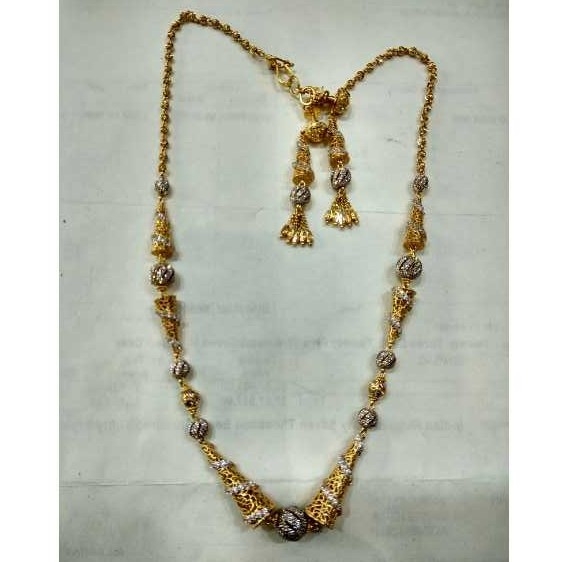 22K / 916 Gold Vertical Indian Fusion Mala Set