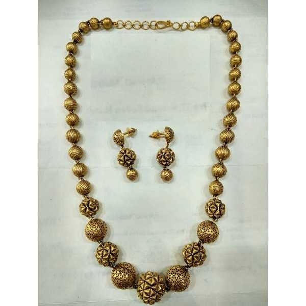 22K / 916 Fusion Gold Vertical Mala Set