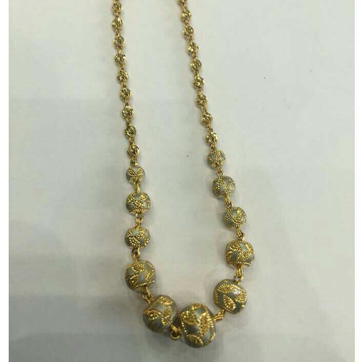 925 Gold Ladies CNC Designer Mala