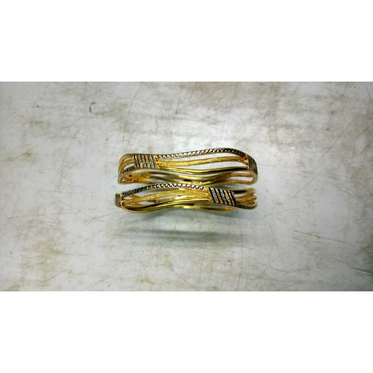 22KT Gold Ladies Designer Copper Bangle