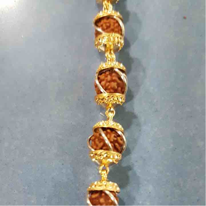 916 Gold Classic Rudraksh Mala