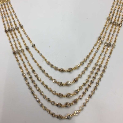 22KT Gold Ladies Stylish Mala