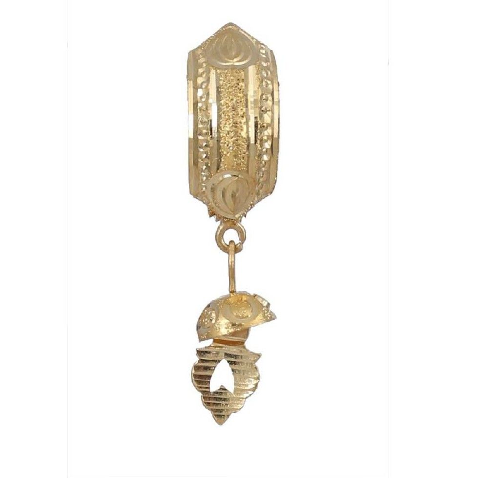 18KT Gold Indian Ladies Traditional UV Latkan Bali