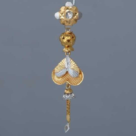 22K Gold Indian Italian Modern Stylish Earrings