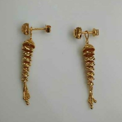 Fancy Gold Slow Fast Earrings
