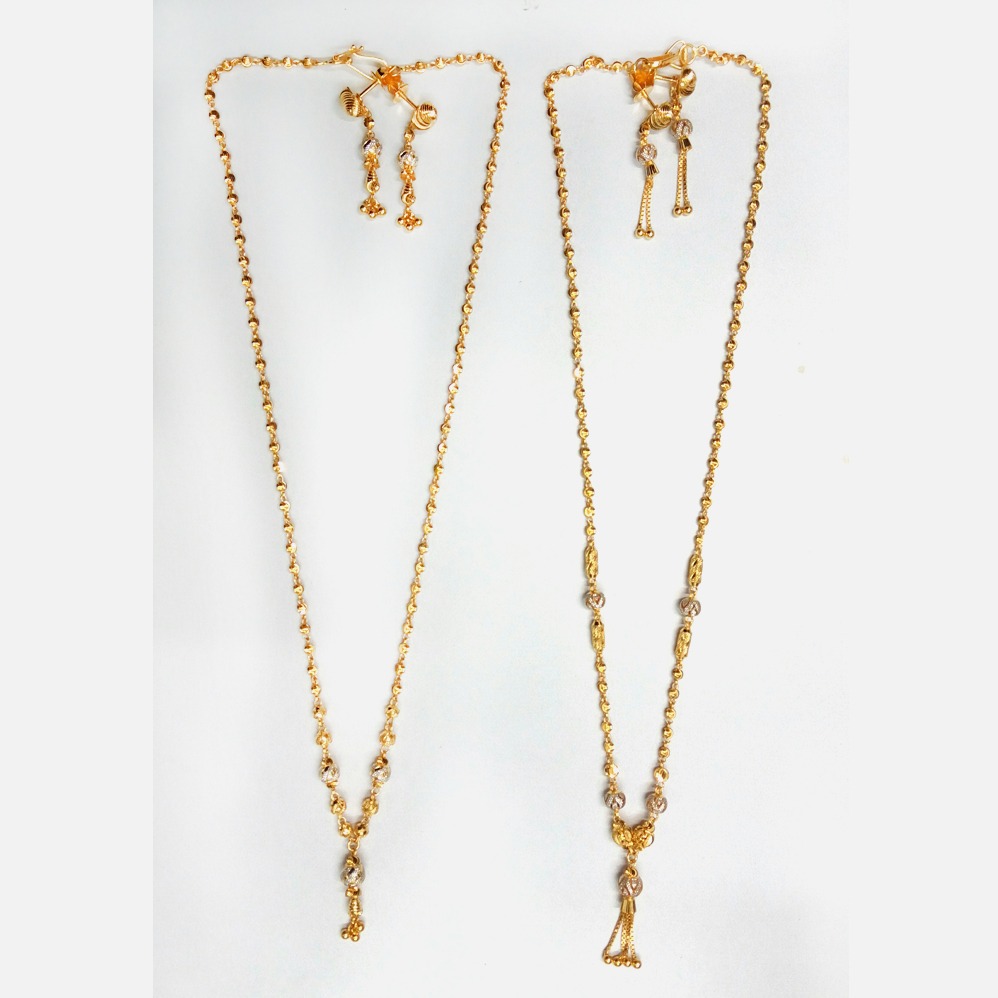 22KT Gold Designer Dokiya Set VNA-N005