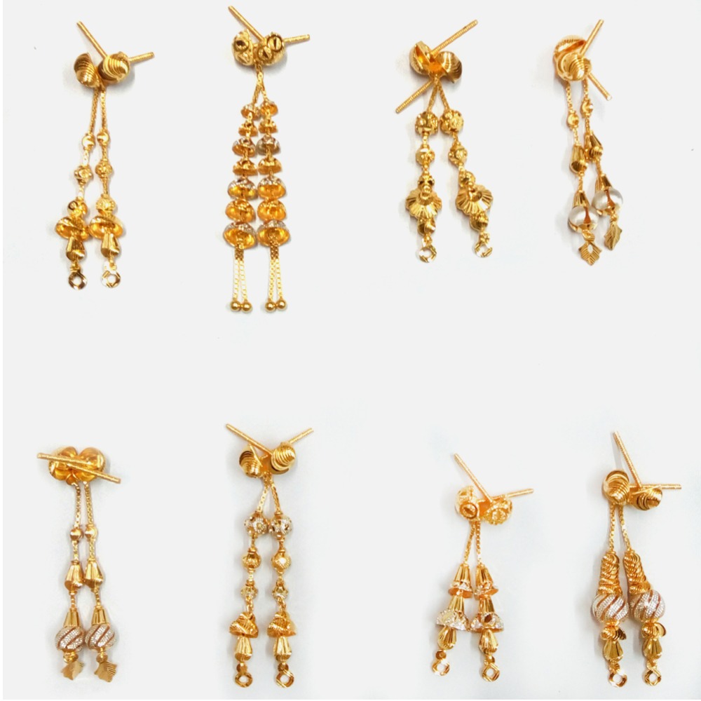 22kt gold designer earrings vnA-e002