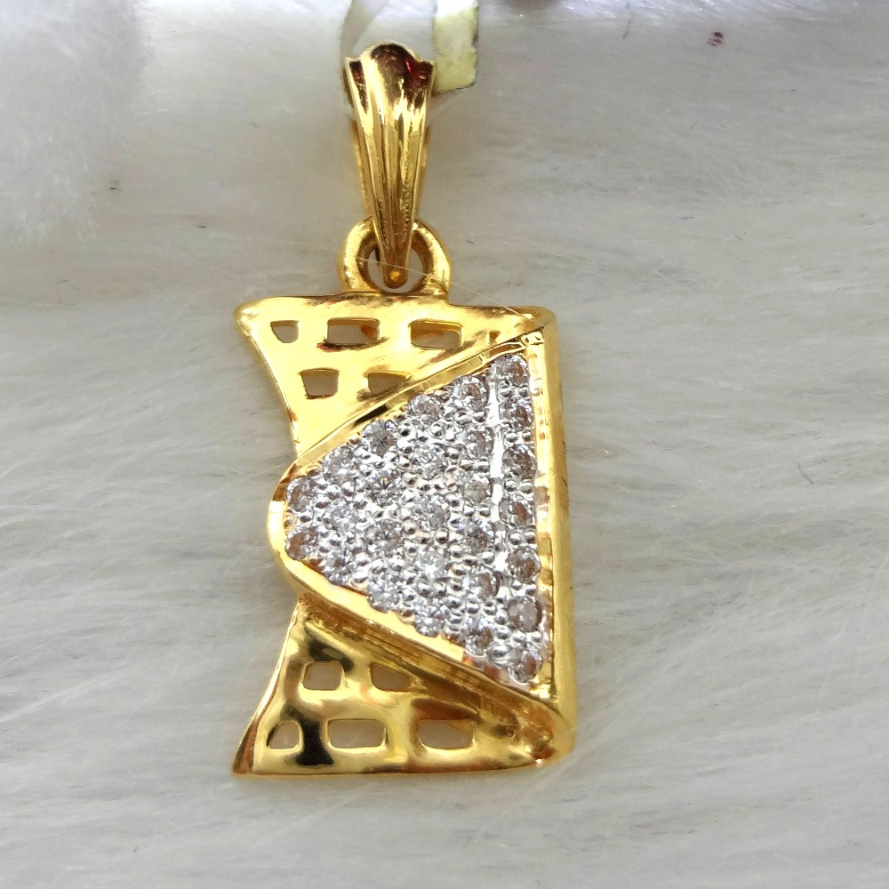 Fantastic curve0 22kt gold gents pendant