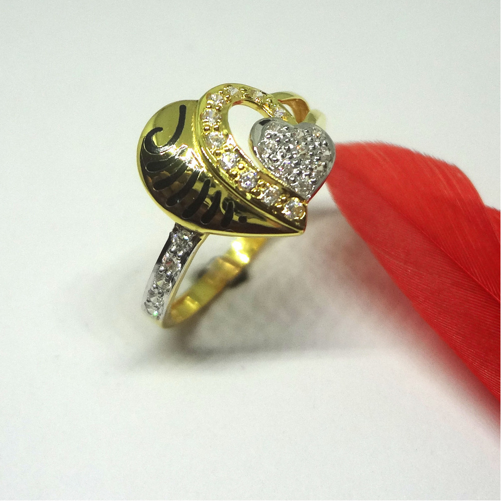 916 gold cz diamond ladies ring