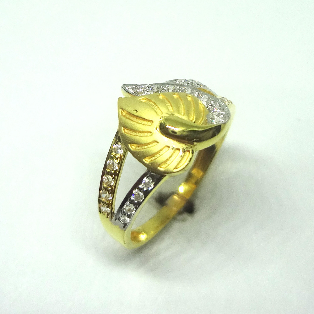 916 gold cz diamond ladies ring