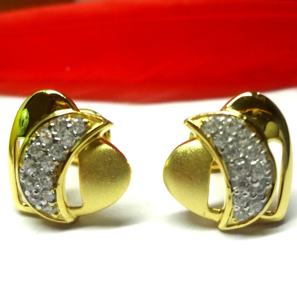 916 gOLD SQUARE SHAPE MARVELLOUS EARRING
