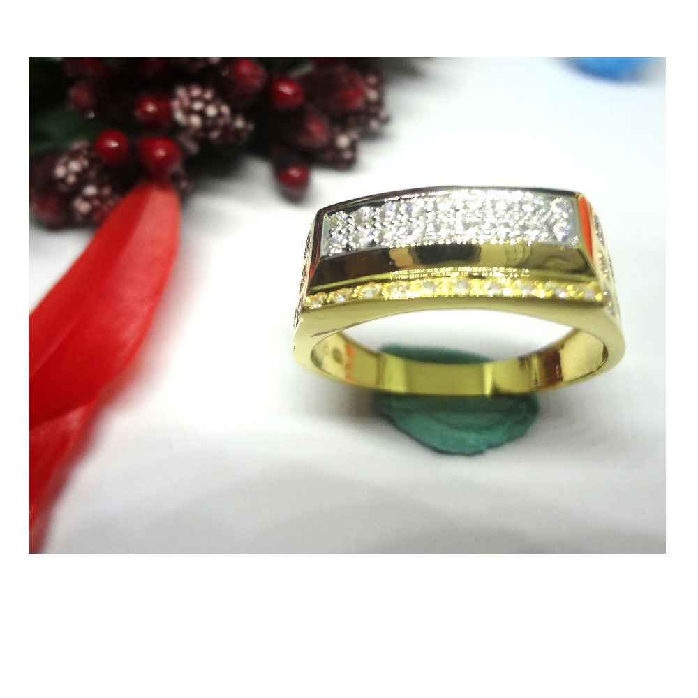 916 CZ GOLD DIAMOND RING