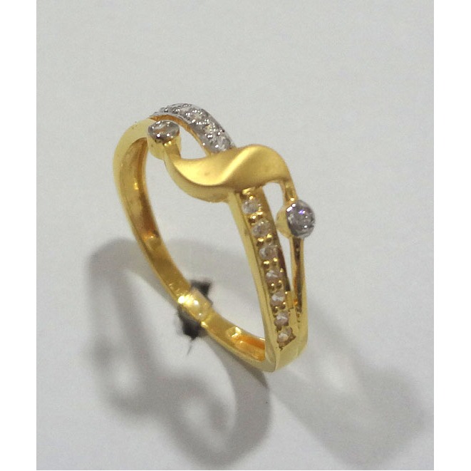 22kt cz gold fancy ladies ring lr-0737